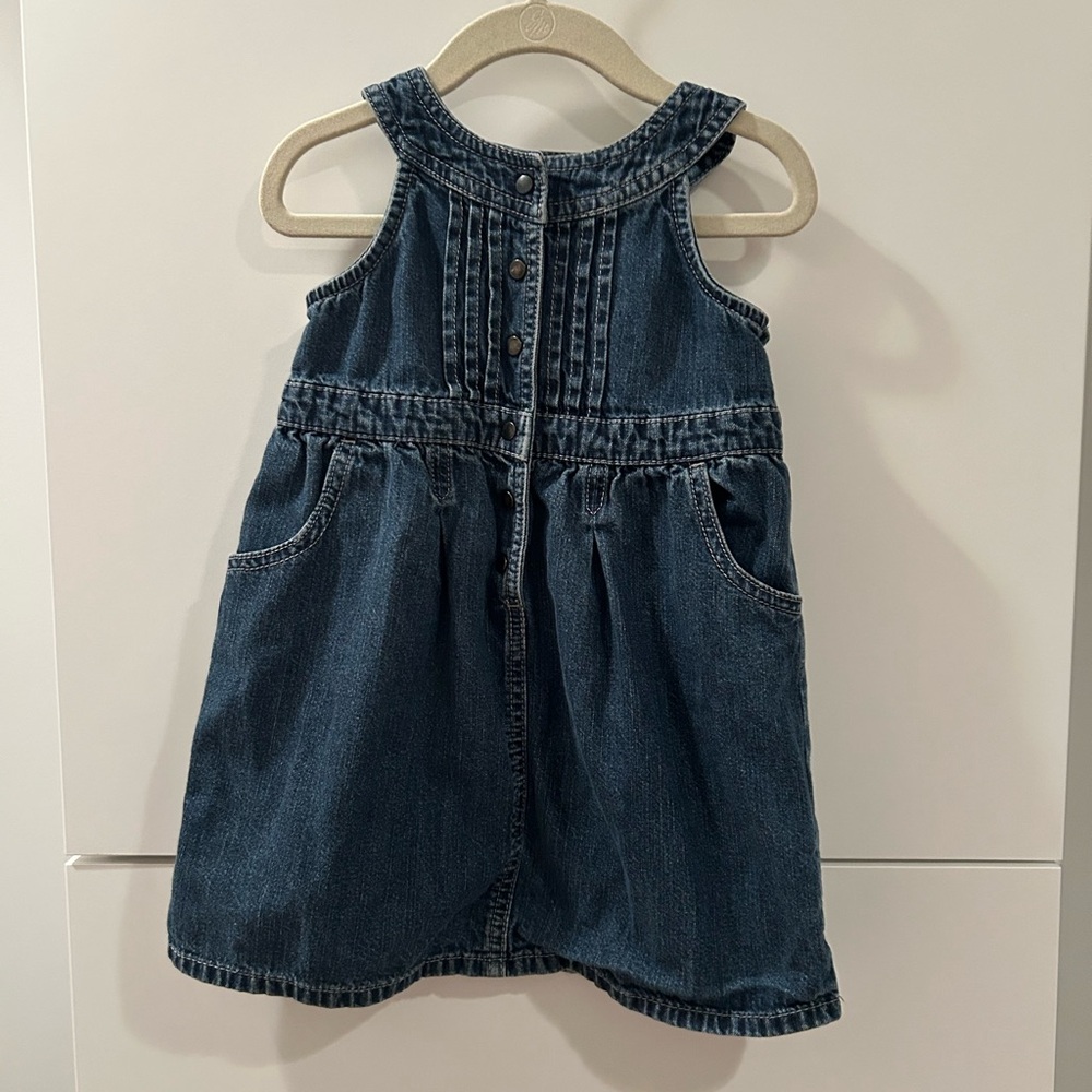 Old Navy Blue Denim Dress - 3T